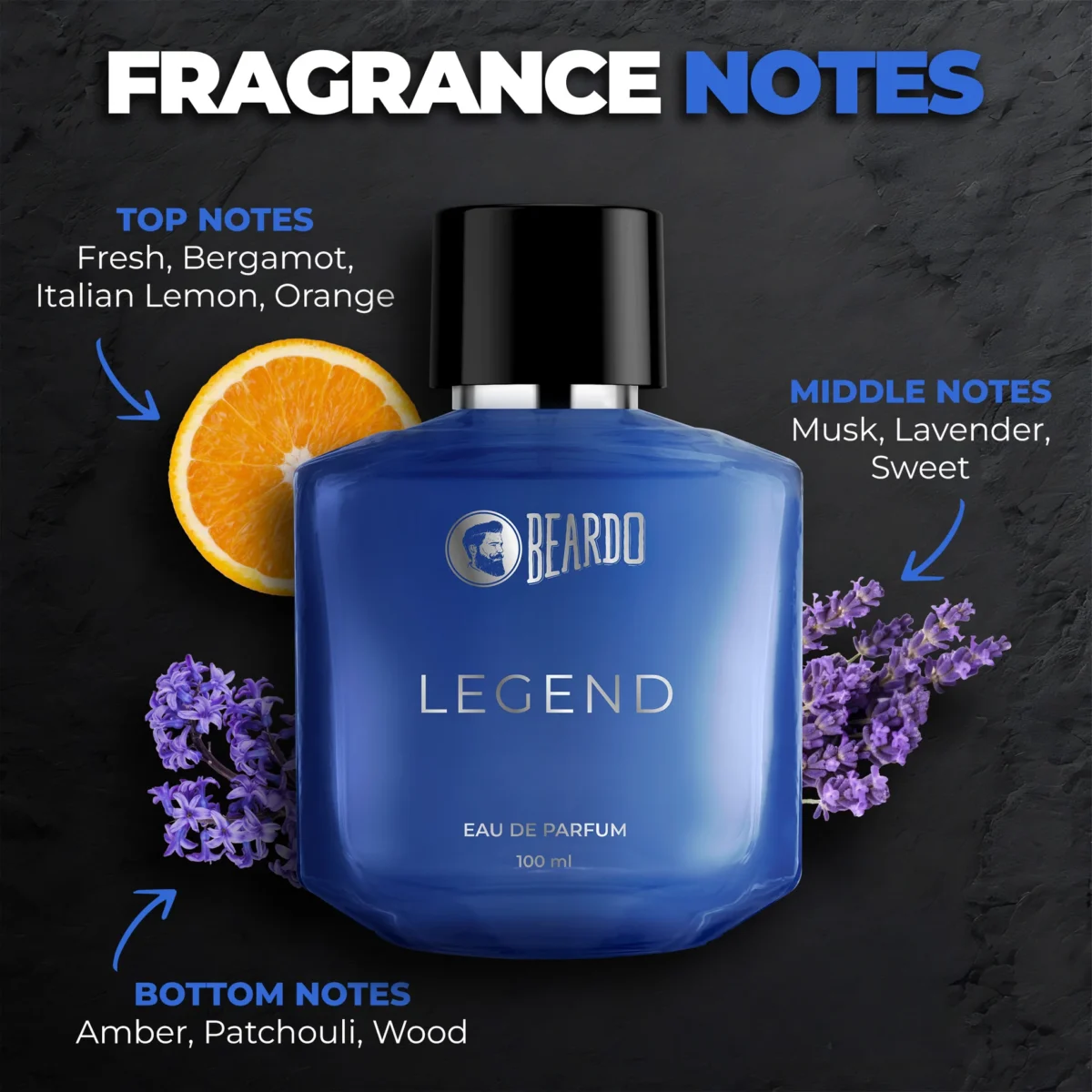 Beardo Legend Perfume For Men | EDP