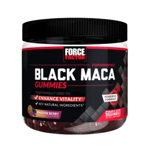 Force Factor Black Maca Gummies | Enhance Vitality in Men