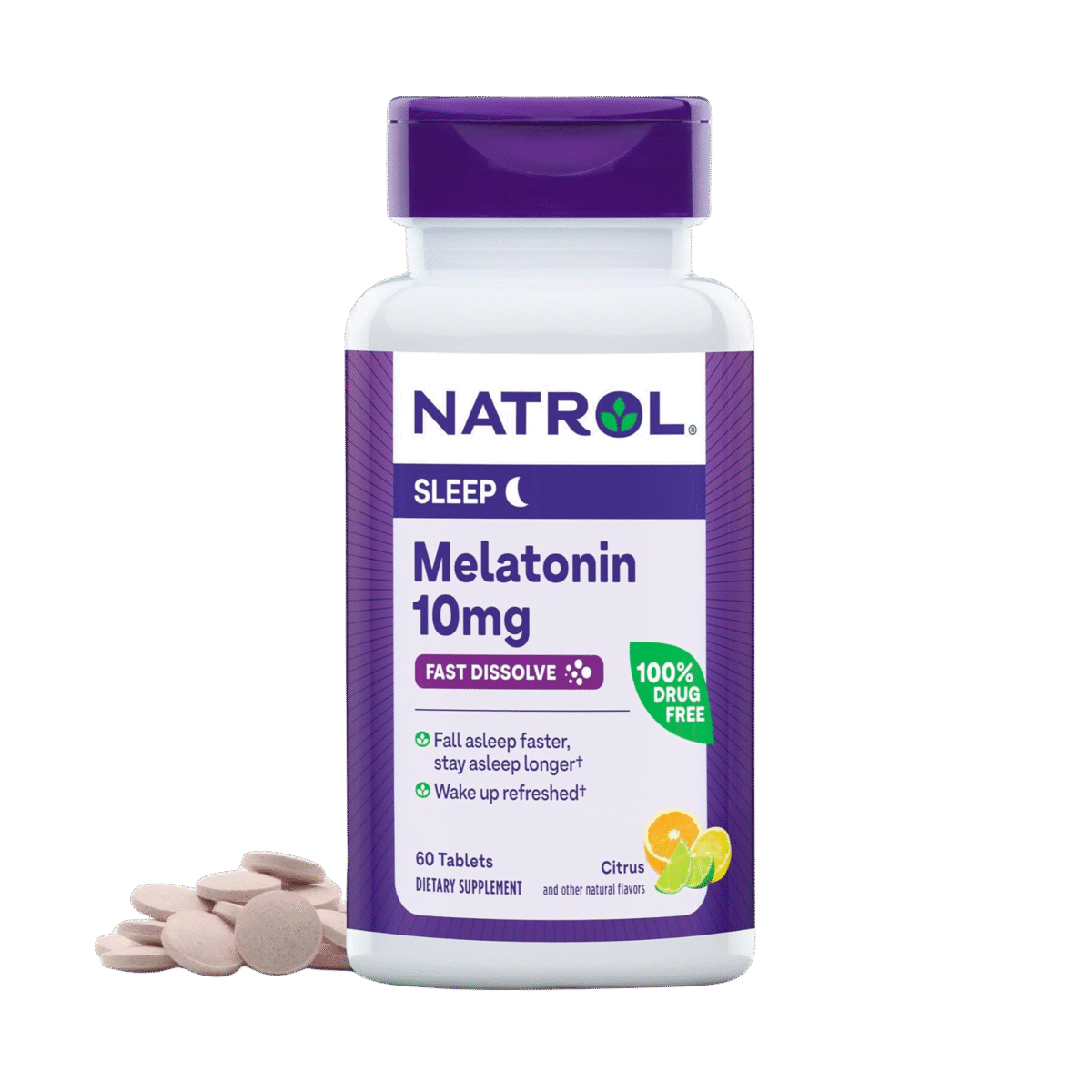 Natrol Melatonin Fast Dissolve 10mg | Sleep Support for Adults
