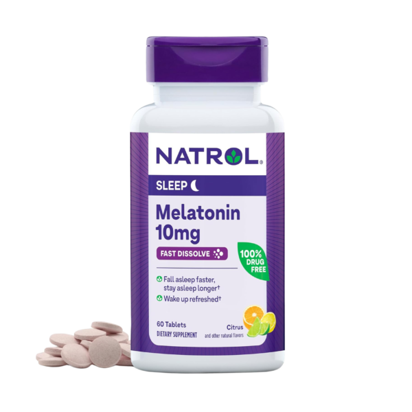 Natrol Melatonin Fast Dissolve 10mg | Sleep Support for Adults