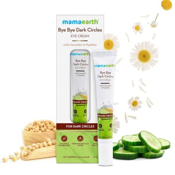 Mamaearth Bye Bye Dark Circles Eye Cream - 20gm