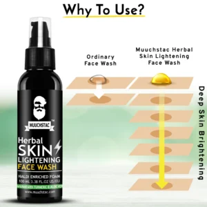 Muuchstac Herbal Skin Lightening Facewash For Men