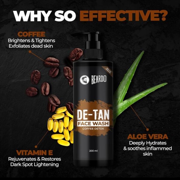 Beardo DeTan Coffee Facewash for Men - 200ml