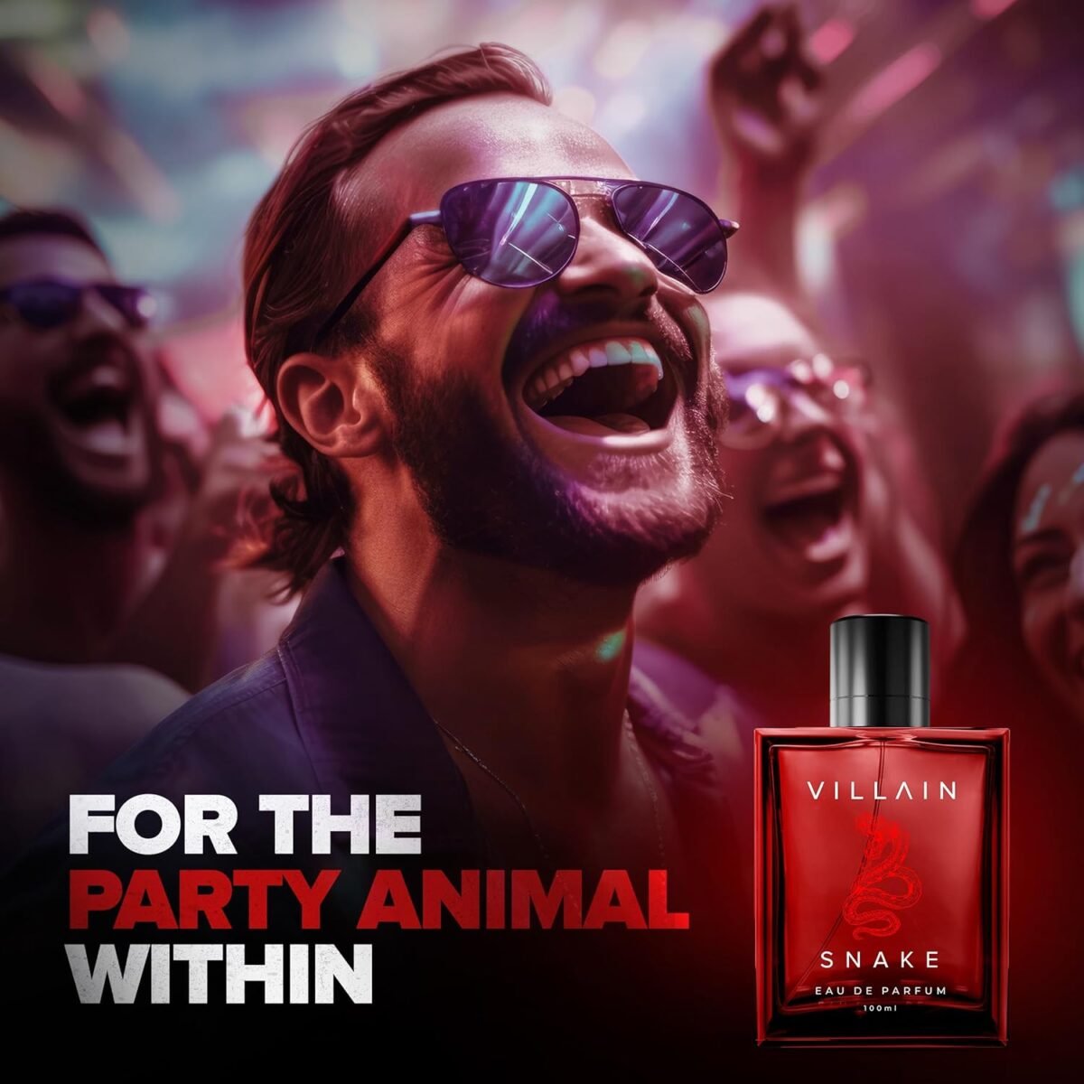 Villain Snake Luxury Perfume for Men - 100ml - Image 6
