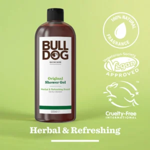 Bulldog Original Shower Gel - 500ml | Herbal & Refreshing Scent
