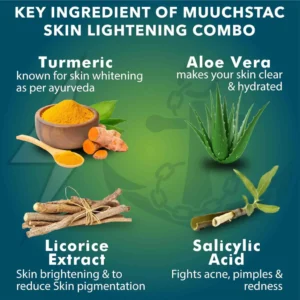 Muuchstac Herbal Skin Lightening Oil + Ocean Face Wash Combo