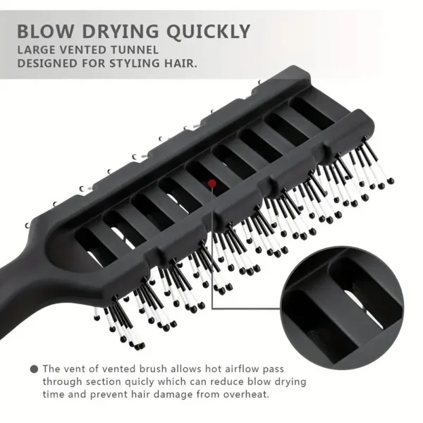 Ribbed Comb for Men | Wide Teeth Brush