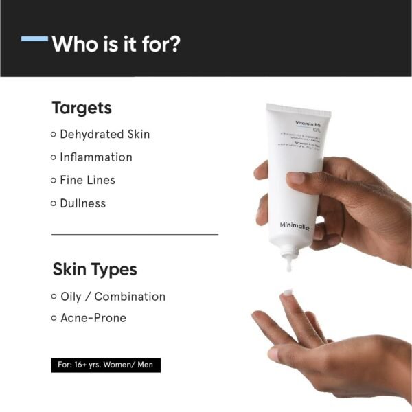 Minimalist 10% Vitamin B5 Gel Face Moisturizer - 50gm - Image 2