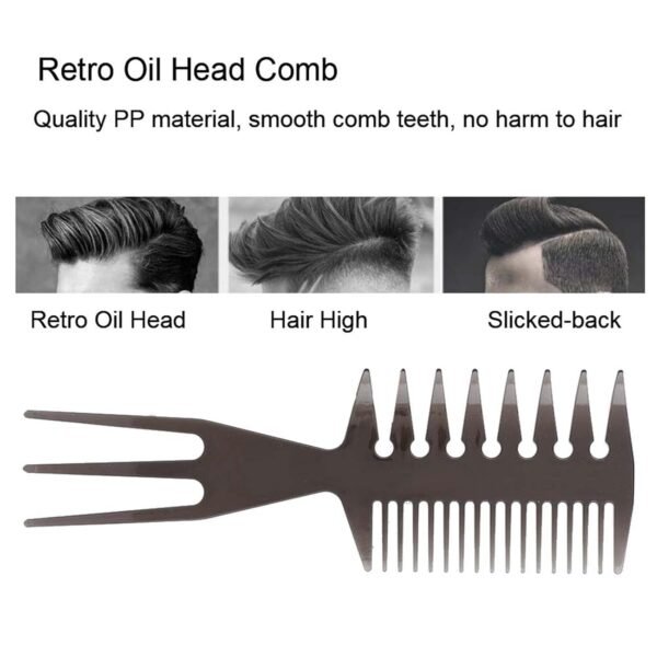 Double-Sided Tooth Combs For Men's Hair Styling Multifunction Tool