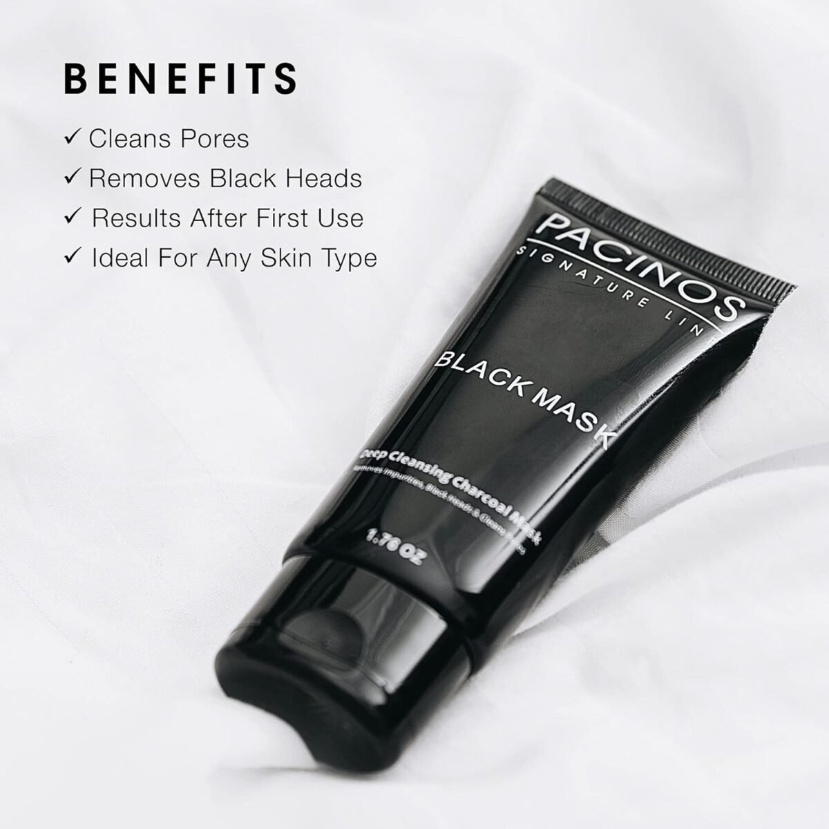 Pacinos Black Mask For Blackhead Remove - 52ml - Image 3