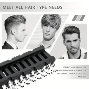 Ribbed Comb for Men | Wide Teeth Brush