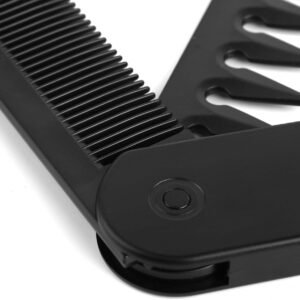 2-in-1 Folding Pocket Comb For Men | Fine & Wide Tooth