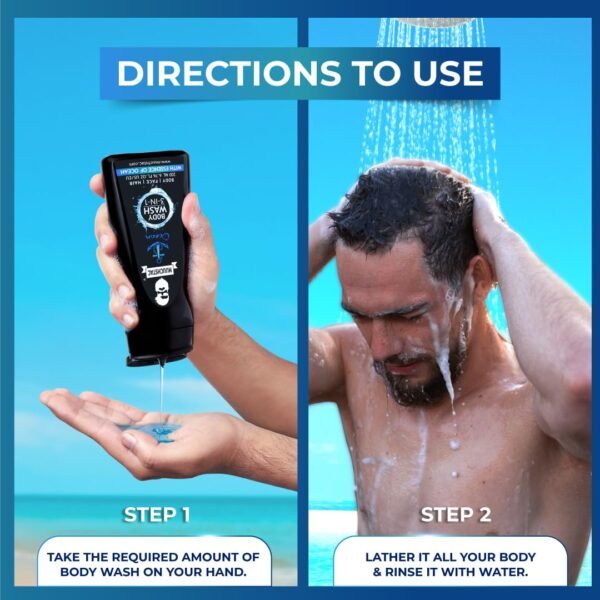 Muuchstac Ocean 3-in-1 Body Wash For Men - 118ml