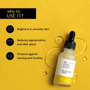 Deconstruct Brightening Serum - 30ml | 10% Niacinamide + 0.3% Alpha Arbutin