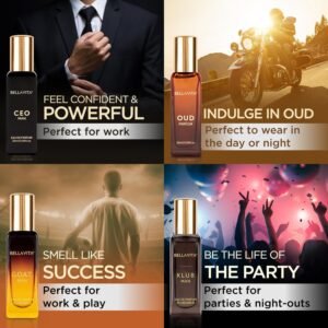 BellaVita Luxury Perfume Gift Set (4 x 20ml) | KLUB, OUD, CEO & GOAT