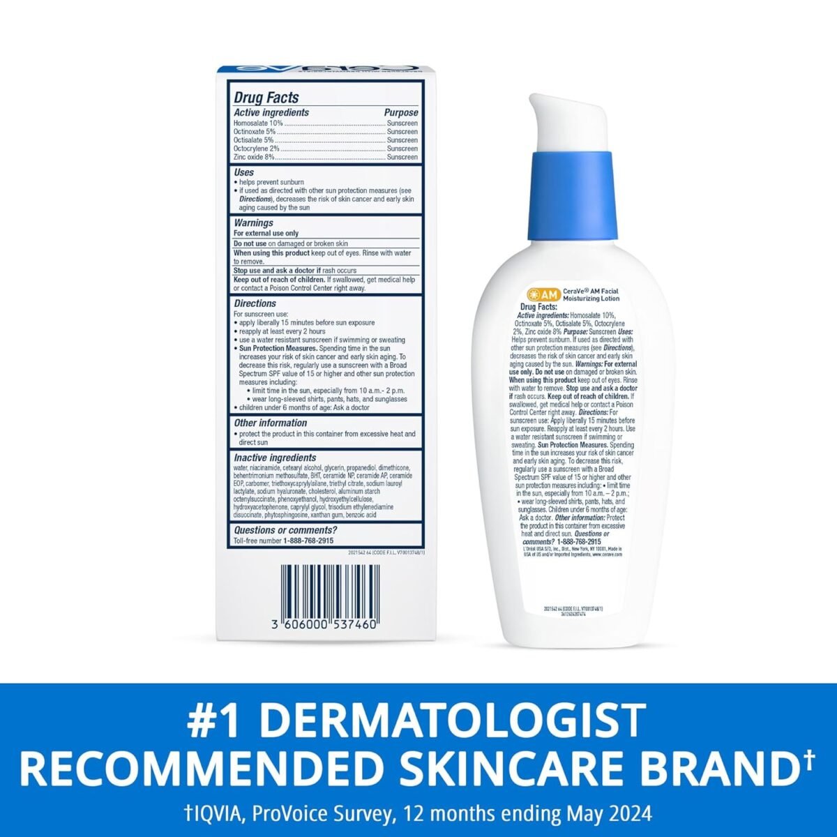CeraVe AM Facial Moisturizing Lotion - 60ml | SPF 30