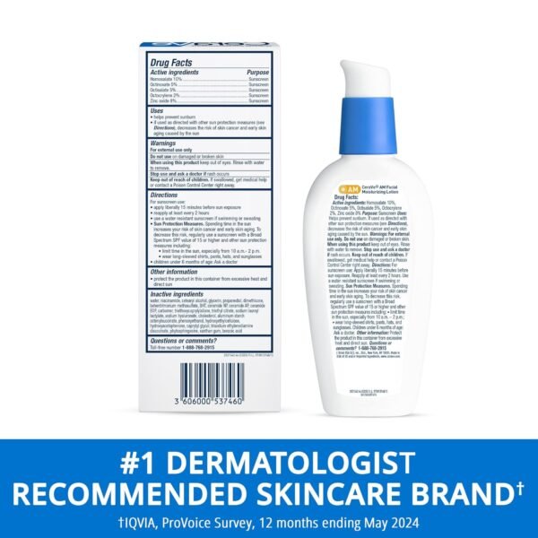 CeraVe AM Facial Moisturizing Lotion - 60ml | SPF 30