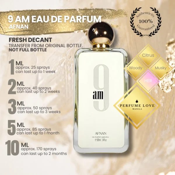 Afnan 9 AM Perfume Price in Bangladesh