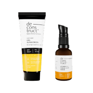 Deconstruct Gel Sunscreen + Vitamin C Serum | Best Seller Combo