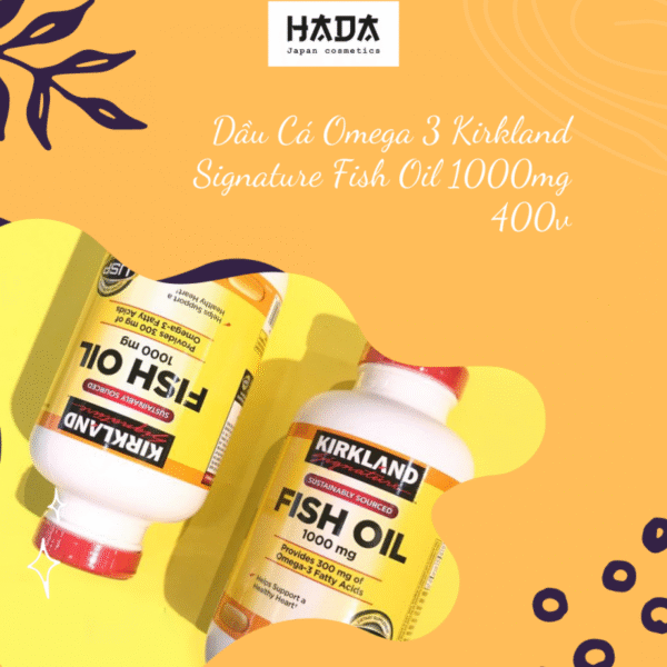 Kirkland Signature Fish Oil 1000mg - 400 Softgels