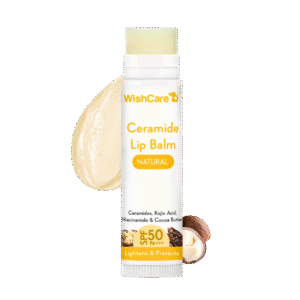 WishCare Ceramide Lip Balm – 5gm | SPF 50 PA+++ (Natural)