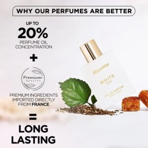 BellaVita Luxury White OUD Unisex Perfume | EDP Bangladesh