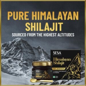 SESA Pure Himalayan Shilajit Resin - 20gm | 100% Ayurvedic