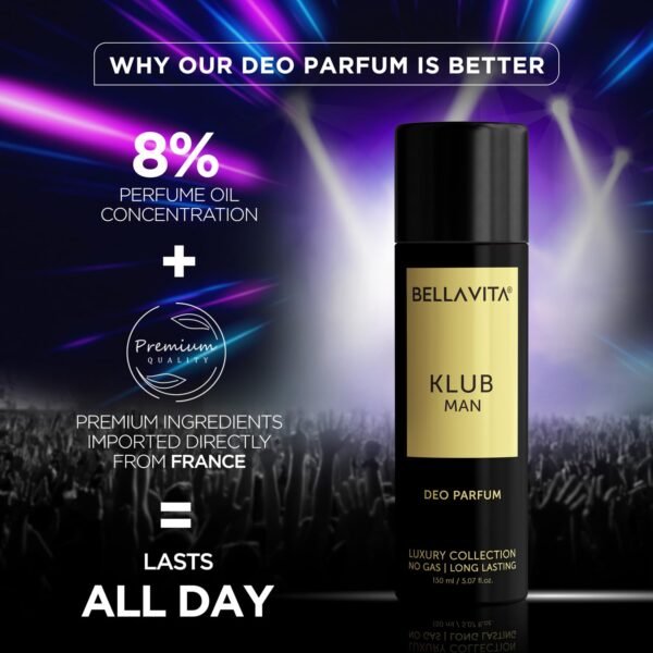 BellaVita KLUB Man Deo Parfum Price in Bd