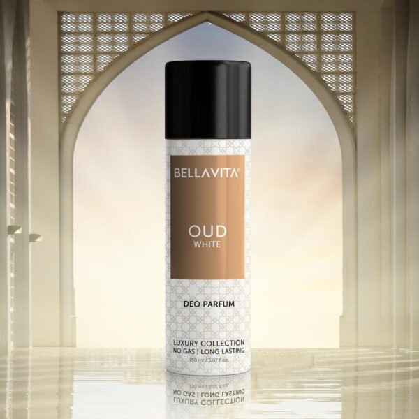 BellaVita Luxury Oud White Deo Parfum - 150ml | No Gas