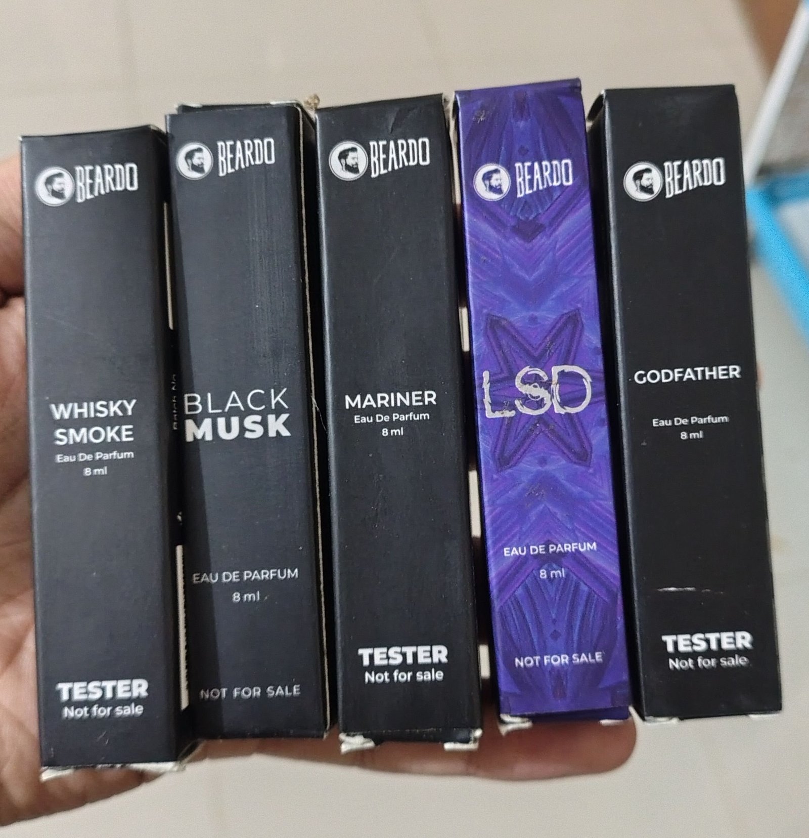 Beardo Mini Perfume Trial Kit – 5 x 8ml | EDP