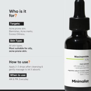 Minimalist Niacinamide 10% Face Serum Bangladesh