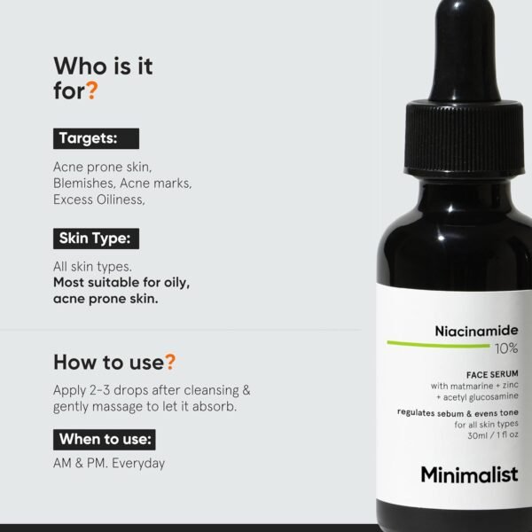 Minimalist Niacinamide 10% Face Serum Bangladesh