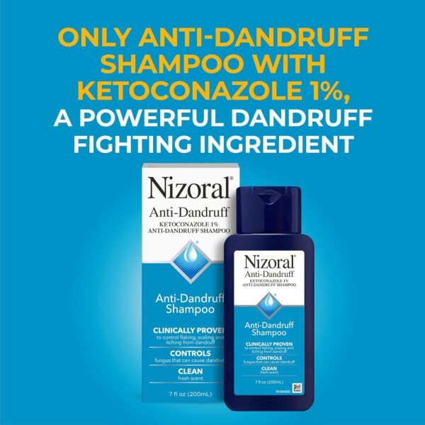 Nizoral Anti-Dandruff Shampoo with 1% Ketoconazole - 200ml