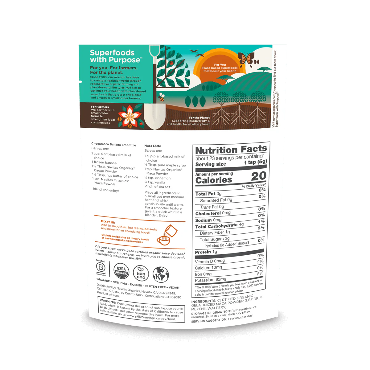 Navitas Organics Maca Powder – 113gm