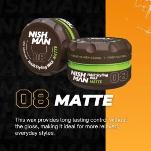 Nishman Hair Styling Matte Hair Wax - 100gm