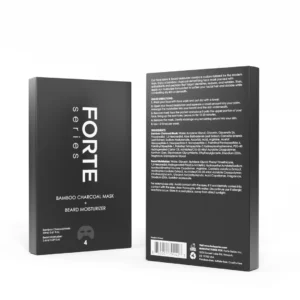 Forte Series Bamboo Charcoal Face Mask - Pack of 4