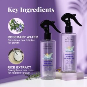 Bare Anatomy Rosemary Rice Water Hair Spray - 200ml