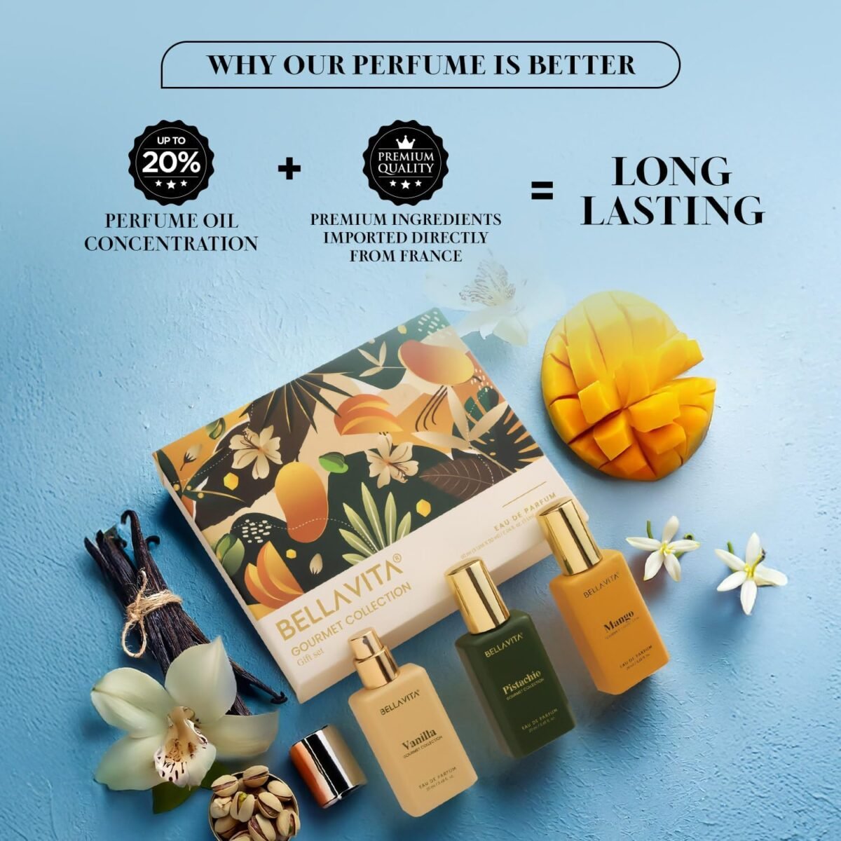 BellaVita Luxury Gourmet Collection Gift Set - 3x20ml