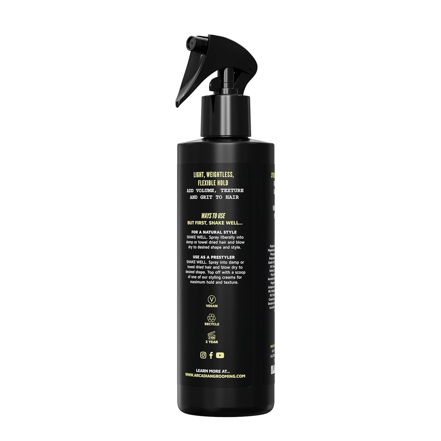 Arcadian Texture Hair Spray – 236ml | Pre-Styler