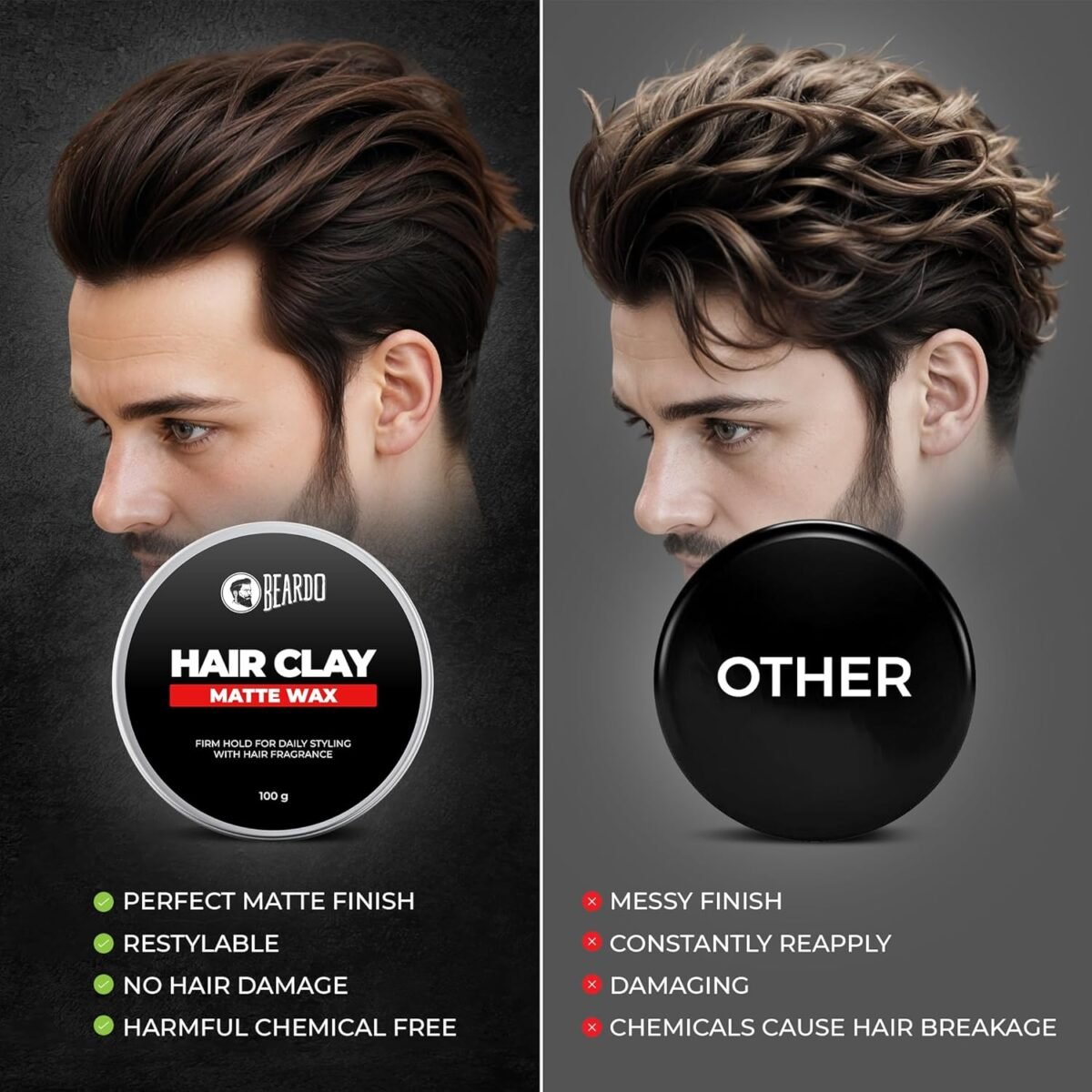 Hair Clay Matte Wax