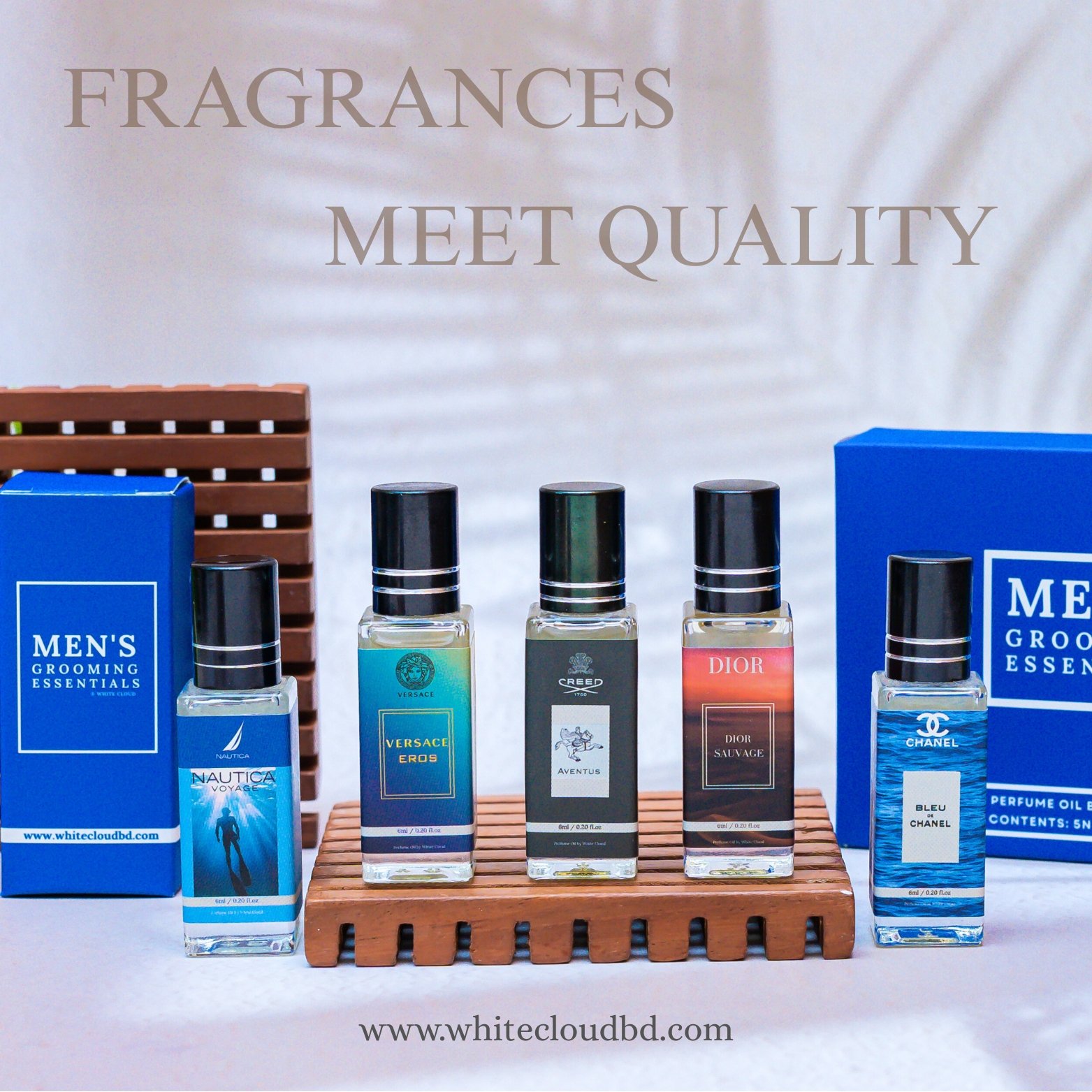 Men’s Premium Perfume Oil Gift Set – 5×6ml Roll-on