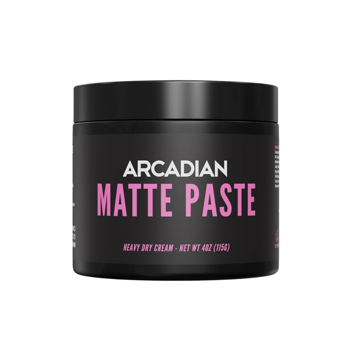 Arcadian Matte Paste - 115gm | Heavy Hold