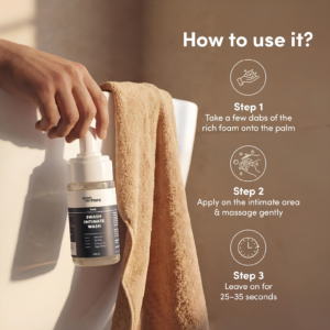 Man Matters Intimate Wash for Men 120ml bottle showcasing premium intimate hygiene and odor protection packaging