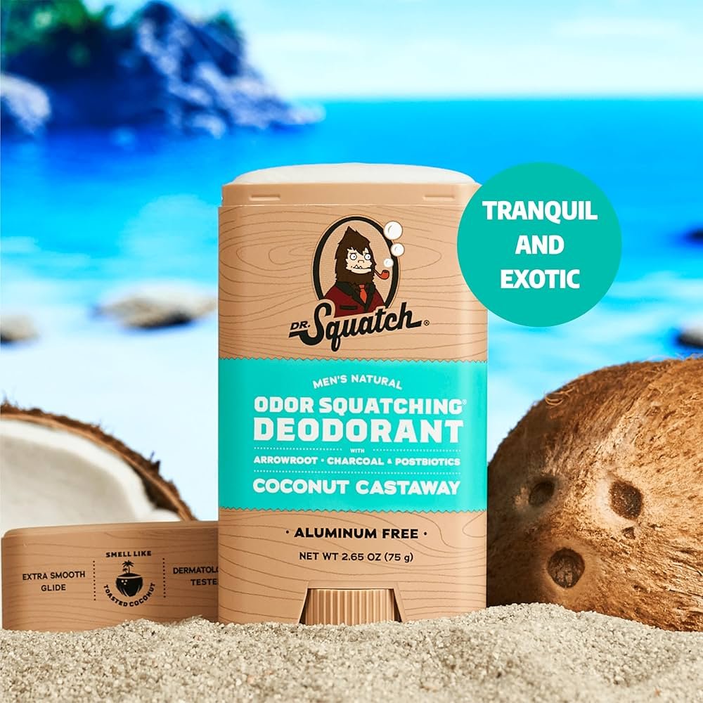 Dr. Squatch Natural Deodorant – 75gm | Coconut Castaway - Image 3