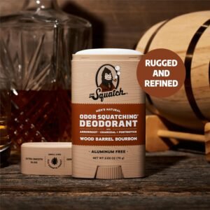 Dr. Squatch Natural Deodorant – 75gm | Wood Barrel Bourbon