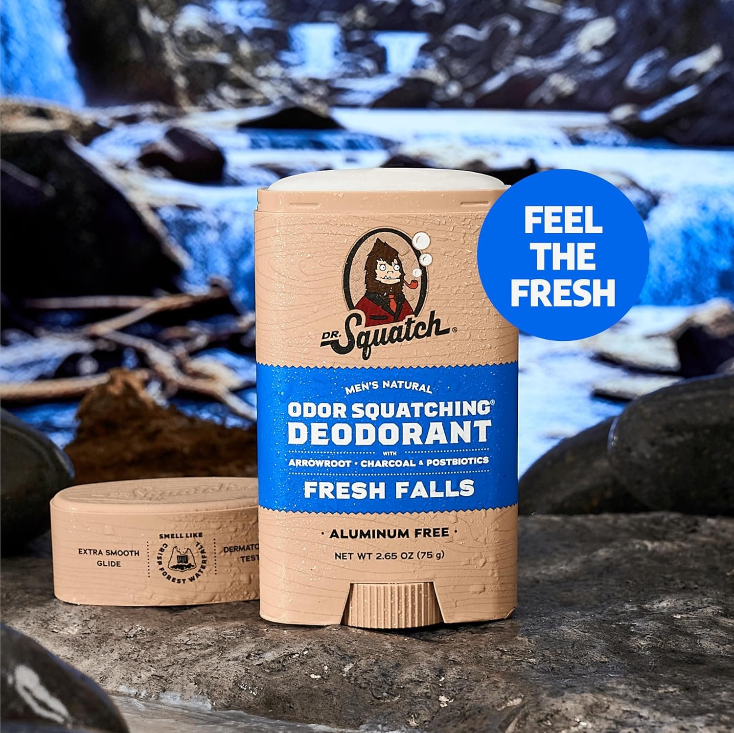 Dr. Squatch Natural Deodorant - 75gm | Fresh Falls