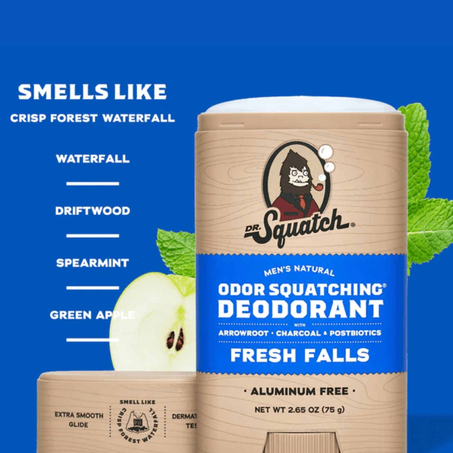 Dr. Squatch Natural Deodorant – 75gm | Fresh Falls