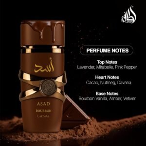Lattafa Asad Bourbon Perfume Notes