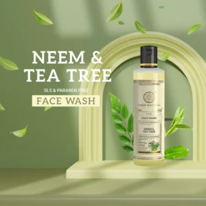 Khadi Natural Neem & Tea Tree Facewash - 210ml