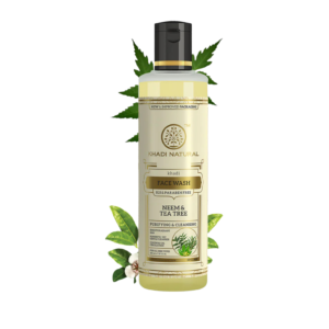 Khadi Natural Neem & Tea Tree Facewash - 210ml